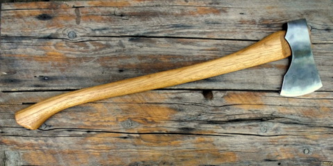 hand forged axe head 