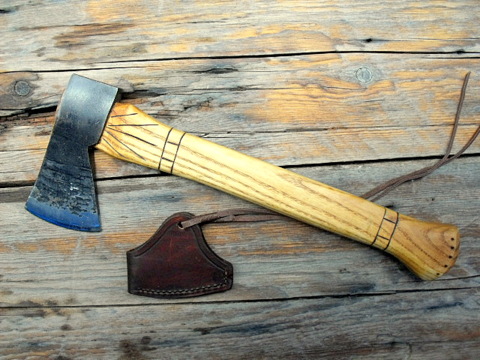 hand-forged custom colonial -  trade-axe