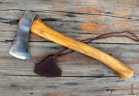 hand forged frontier trail axe