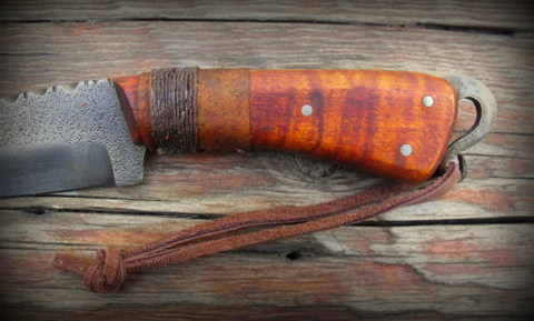 vintage style skinner knife