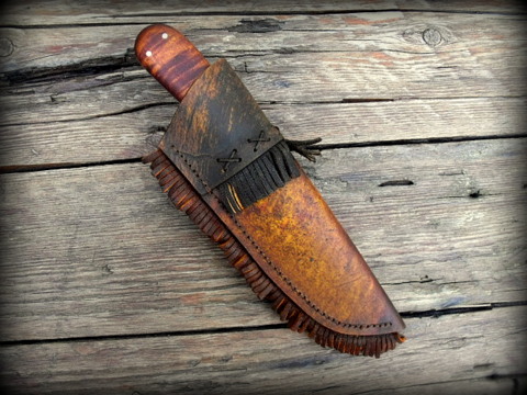 period style frontier Nessmuk knife