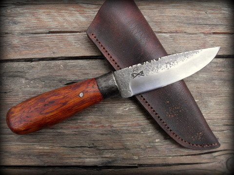 hand-forged belt knife