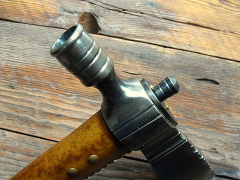hand forged custom pipe ax