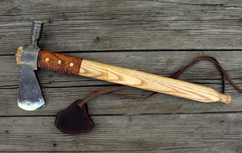 native american pipe axe - tomahawk