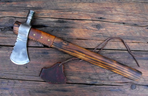 custom hand forged hammer poll tomahawk