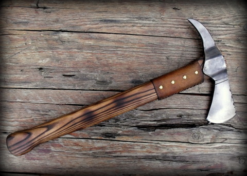 hand-forged spike warhawk - tomahawk