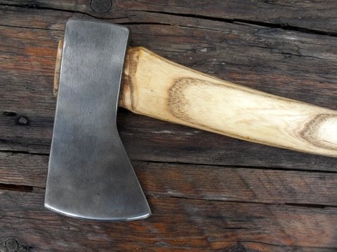 hand made camp axe