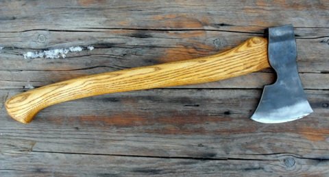 handforged Scandinavian style axe