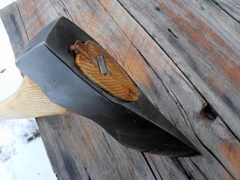 hand forged Kentucky style axe head