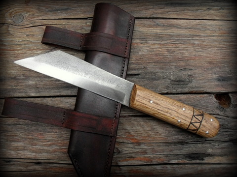  broken-back style Viking Seax knife