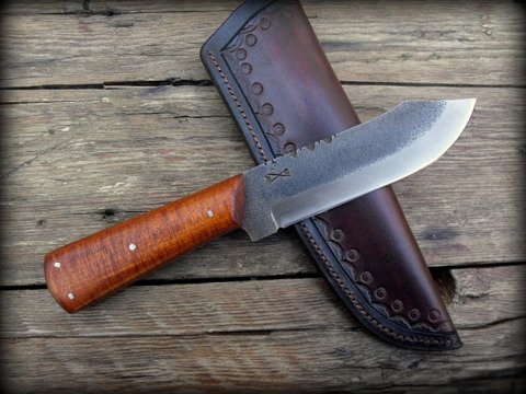 vintage style butcher knife