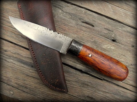 Primitive vintage style belt knife