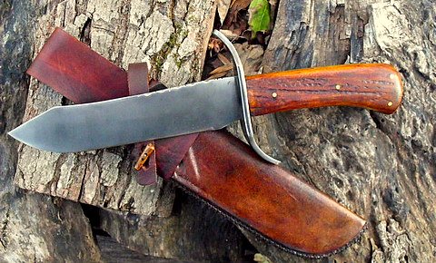 bowie knife hand forged