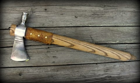large custom pipe tomahawk