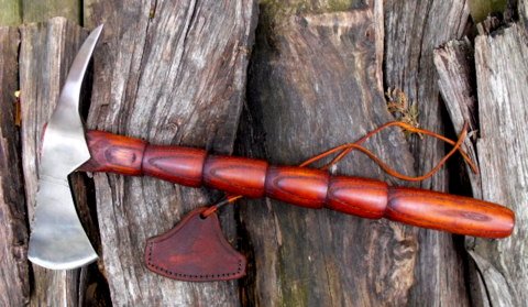 hand forged frontier spike tomahawk