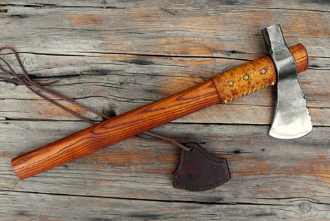 custom French hammer poll tomahawk