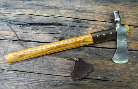 hand-forged hammer poll war tomahawk