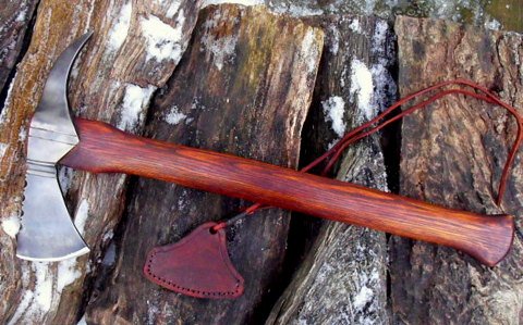 hand-forged spike tomahawk