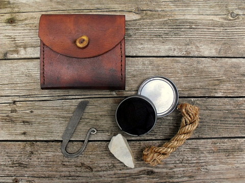 hand forged fire striker kit