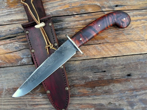 French pistol grip long knife