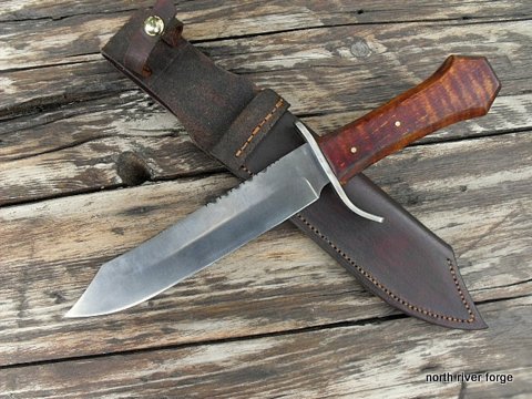 custom hand made period Bowie knife