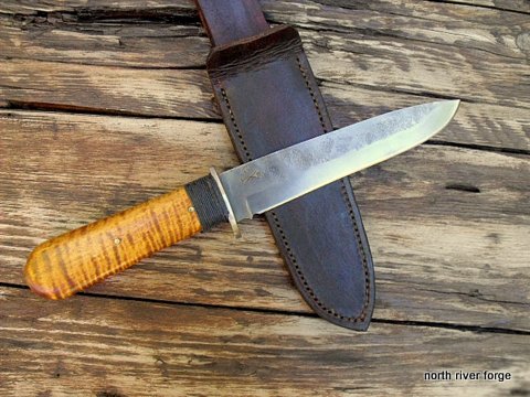 custom hand made period Bowie knife