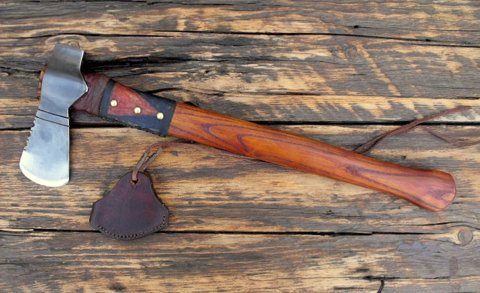hand forged period polled tomahawk