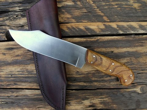 hand forged Bowie knife