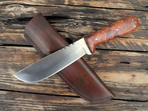 hand-forge commander belt knife