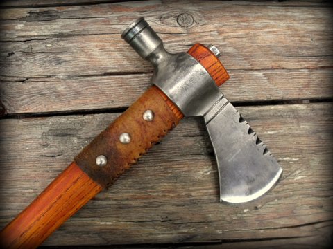 native american pipe axe - tomahawk