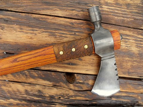 hand forged pipe-hawk