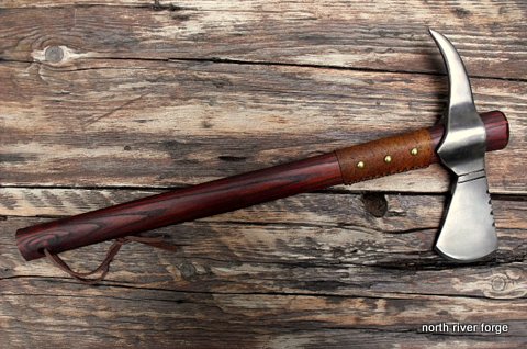 hand-forged spike warhawk - tomahawk